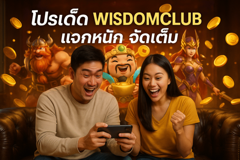 โปรเด็ด WISDOMCLUB แจกหนัก จัดเต็ม