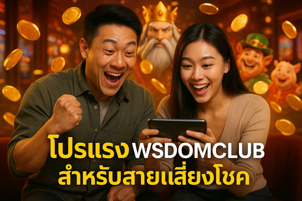 โปรแรง WISDOMCLUB สำหรับสายเสี่ยงโชค